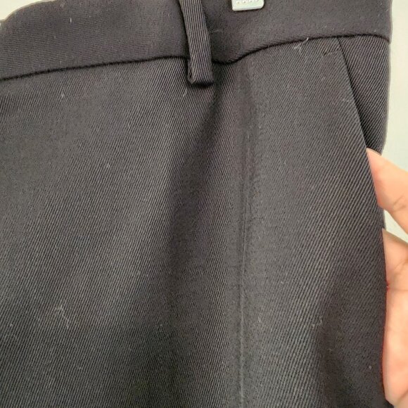 COS Pants Women's Size 12 Black Wide Leg Trouser 100% Wool Office Career Classic - Picture 9 of 16